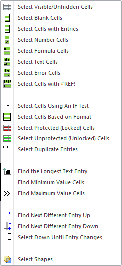 Conditional Select Assistants menu